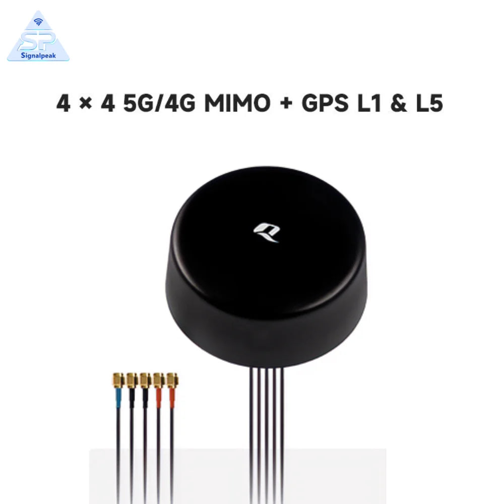 Quectel Multi-Band High-Gain 5G/GNSS Positioning 5-in-1 Combination Antenna 4G LTE MIMO GPS Dual-Band Antenna SMA 300mm Cable