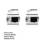 2PC WIFI lora 32 V3 IoT  Optional shell , ESP32 Chip 0.96 inch OLED Display  Support Bluetooth WiFi Compatible with Arduino
