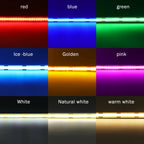 5V Flexible COB LED Strip Light 320LEDs/m White/Red/Blue/Green USB Power with Dimmer/Switch Adhesive Tape Cabinet Room Lighting