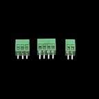50PCS 2-4P 2P 3P 4P DG308 KF128 terminal blocks 2.54mm pitch PCB screw type kit 2PIN 3PIN 4PIN
