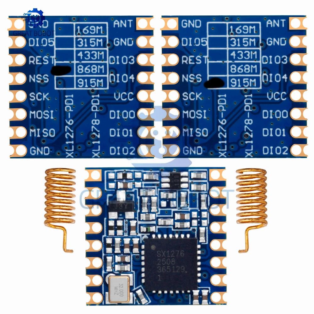 SX1276 LoRa Transceiver Module: 868MHz/915MHz Long-Range Spread Spectrum – Supports LoRa/GFSK, ESP32 Compatible