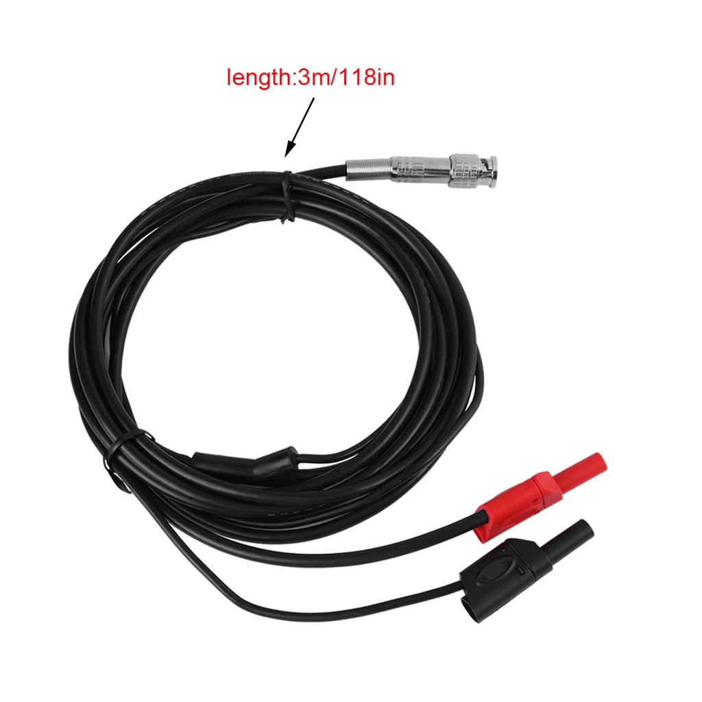 Auto Test Line Heavy Duty Auto Test Leads 3 Meter HT30A Heavy Duty Auto Test Line  BNC to Banana Head Adapter Cable