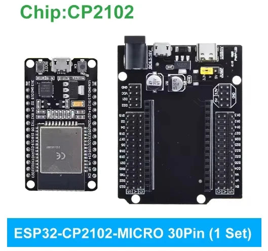 ESP-WROOM-32 Microcontroller Development Board ESP32 Expansion Breakout Board GPIO 1 into 2 for 38PIN Narrow Version