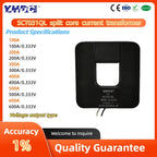 QL Series SCT031QL Input 100A 200A 300A 400A 500A 600A Output 0.333V/0.1A Accuracy 1% Split Core Current Transformer