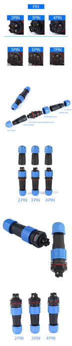 5/10/100Pcs SP16/17/20/21 Screw Wiring Connector Solderless Industrial Plug Aviation Plug Male And Female Docking Quick Wiring