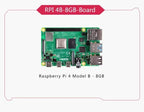 Original Raspberry Pi 4 Model B 1GB/2GB/4GB/8GB RAM 64 bit quad core processor 1.5GHz, supports WiFi Bluetooth 5.0