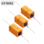 5W Aluminum Housing Power Resistor Wirewound Resistor Assorted Resistance Values for Electronic Projects