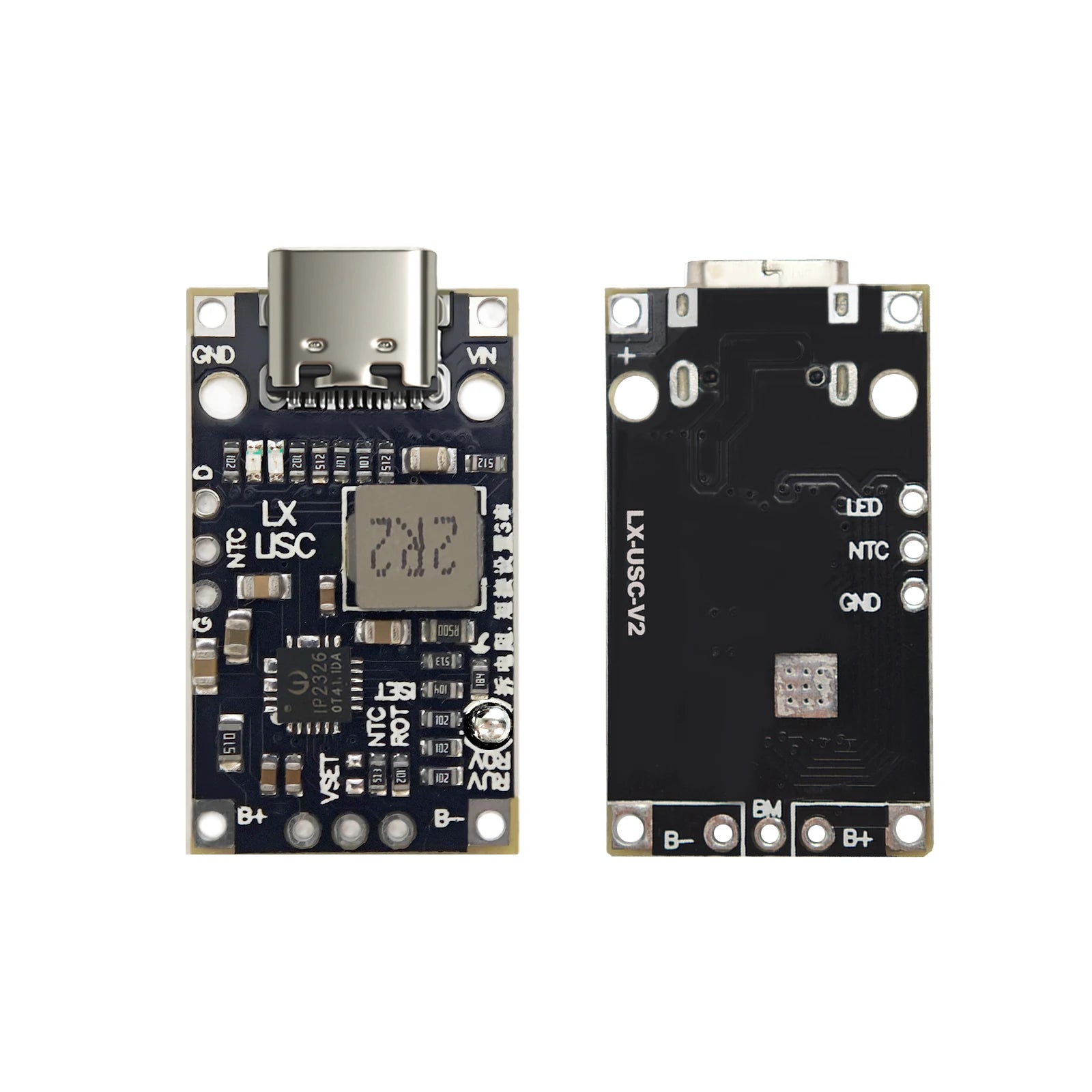 1-10PCS Type-C BMS with Balance Charging 15W Fast Charge Li-ion Battery Boost Module 2S 3S 8.4V 12.6V for DIY Charger PCB Board
