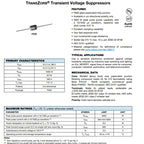10PCS P-600 TVS Diode 5KP43A 5KP43CA 5KP45A 5KP45CA 5KP48A 5KP48CA 5KP51A 5KP51CA 5KP54A 5KP54CA 5KP58A 5KP58CA 5KP60A 5KP60CA