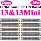 10Pcs LCD Display Touch FPC Connector for iPhone 17 17Pro 16 15 14 Pro Max Motherboard Logic Board Screen Plug Replacement
