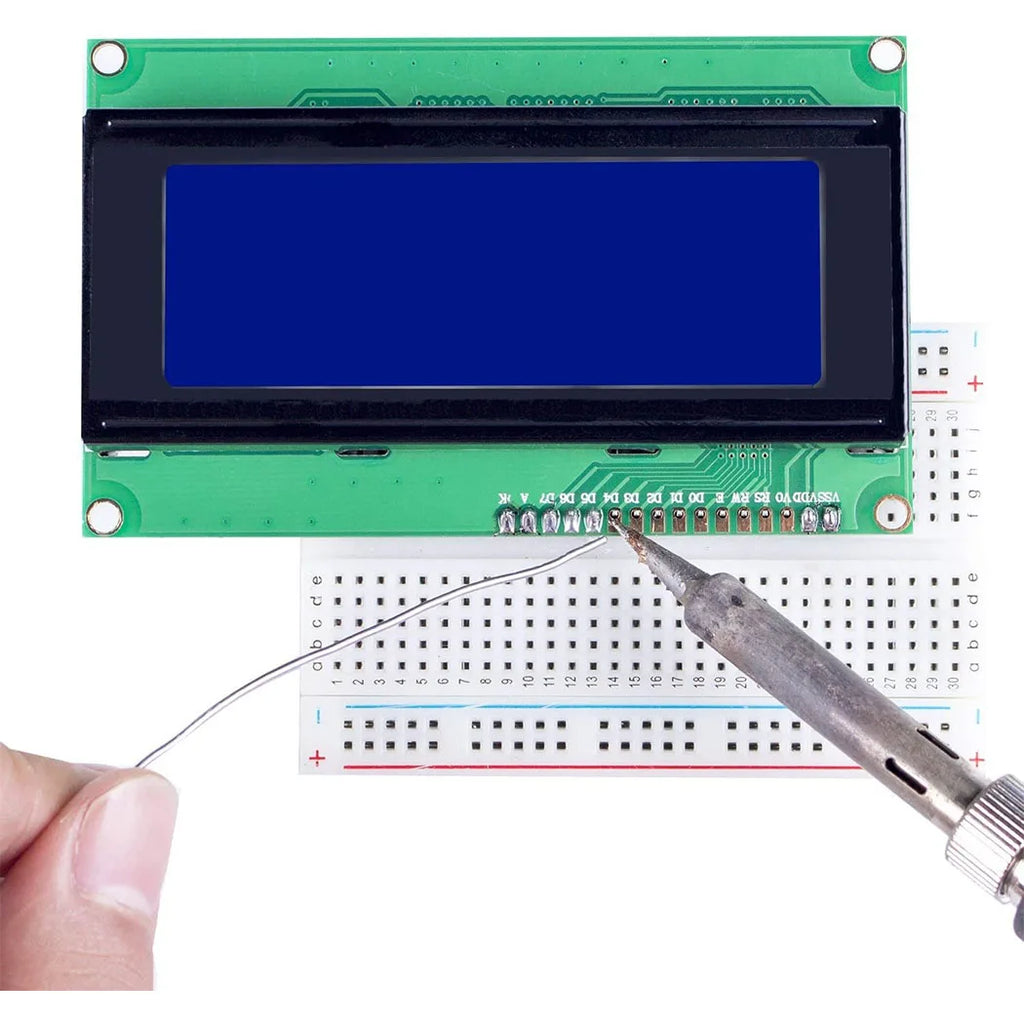 2004 LCD Screen Display Module 2004A 20x4 White Character Blue Backlight DC 5V