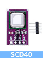 SCD40/SCD41 CO2 Sensor Module - NDIR Technology with Temperature & Humidity (I2C Interface for Arduino