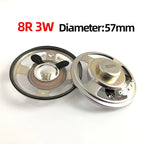 1PCS  4-Inch Diameter 102mm Square 60mm4/8 Ohm 10w Transparent Waterproof Speaker 4/8 Ohm 3w Diameter 57mm Speaker