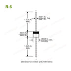 10SQ045 12SQ045 15SQ045 20SQ045 Schottky Barrier Diode R-6 10A 12A 15A 20A 45V 100% Original Brand New DIP Axial Diodes
