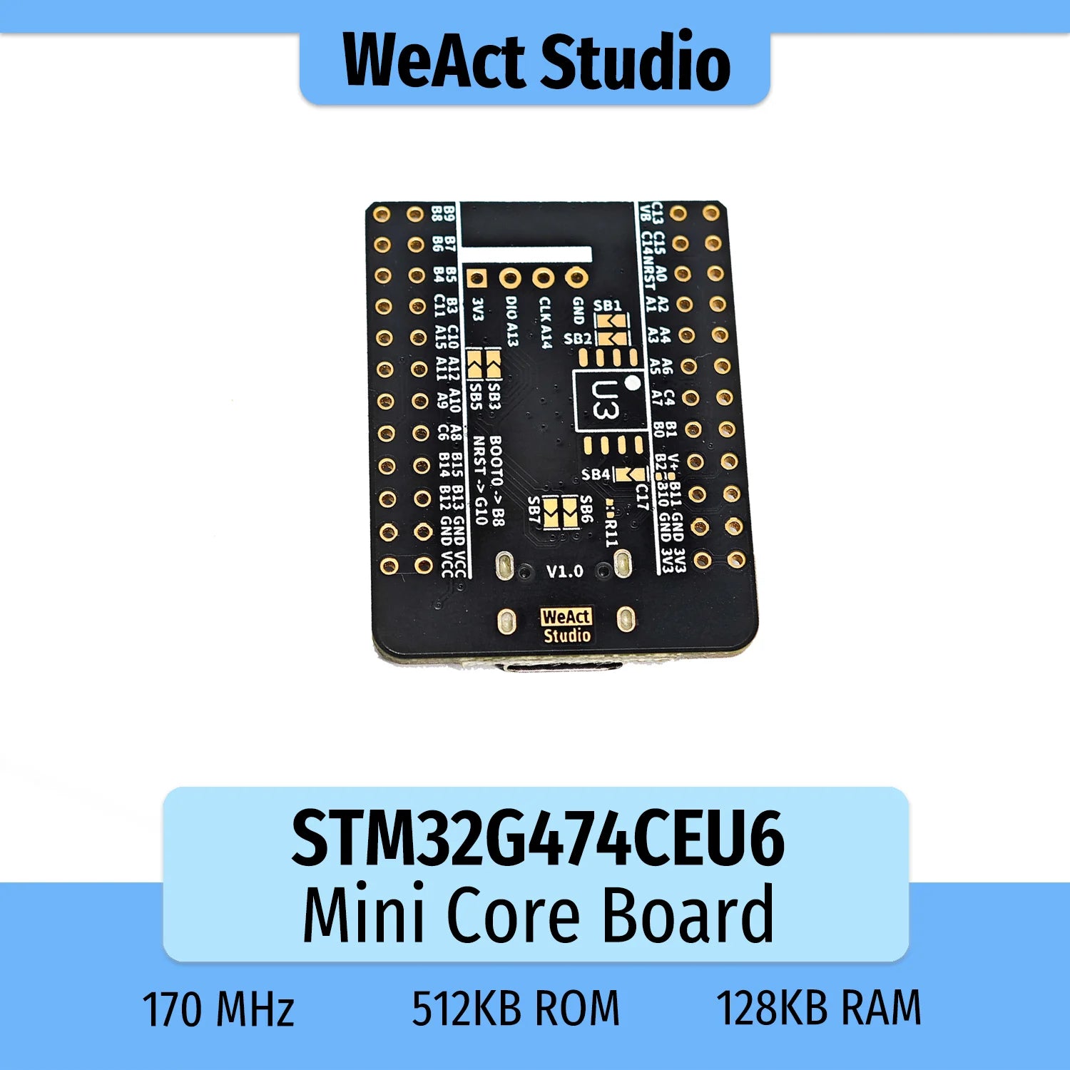 STM32G474CEU6 STM32G474CE STM32G474 STM32G4 ARM STM32 Minimum System Development Board Demo Board Core Board