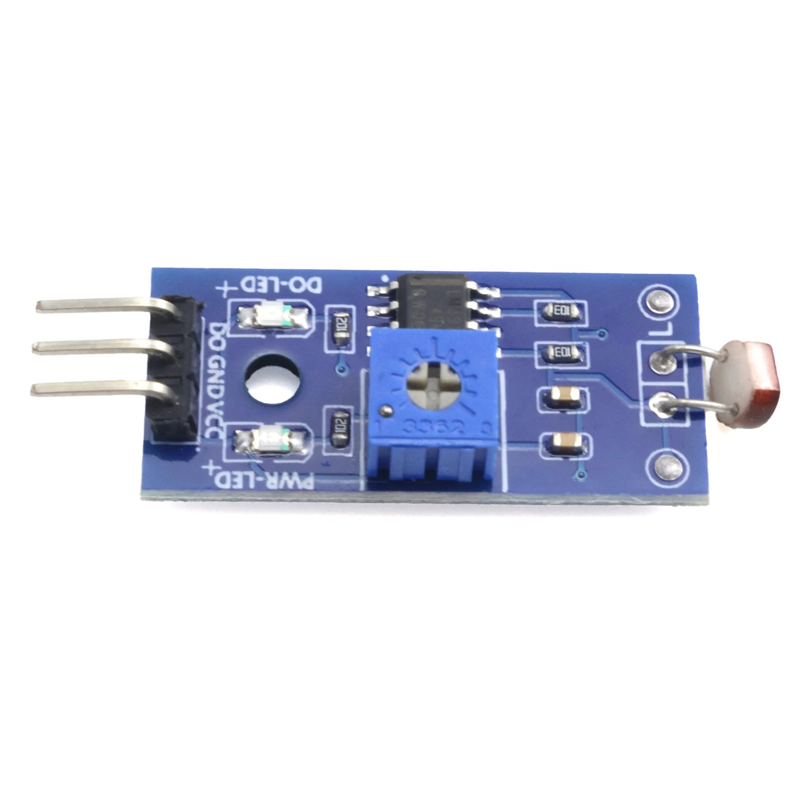 Photosensitive Sensor Module 5516 Photoresistor Sensor LDR Light Detection 3Pin 3.3V-5V for Arduino DIY Adjustable Robot