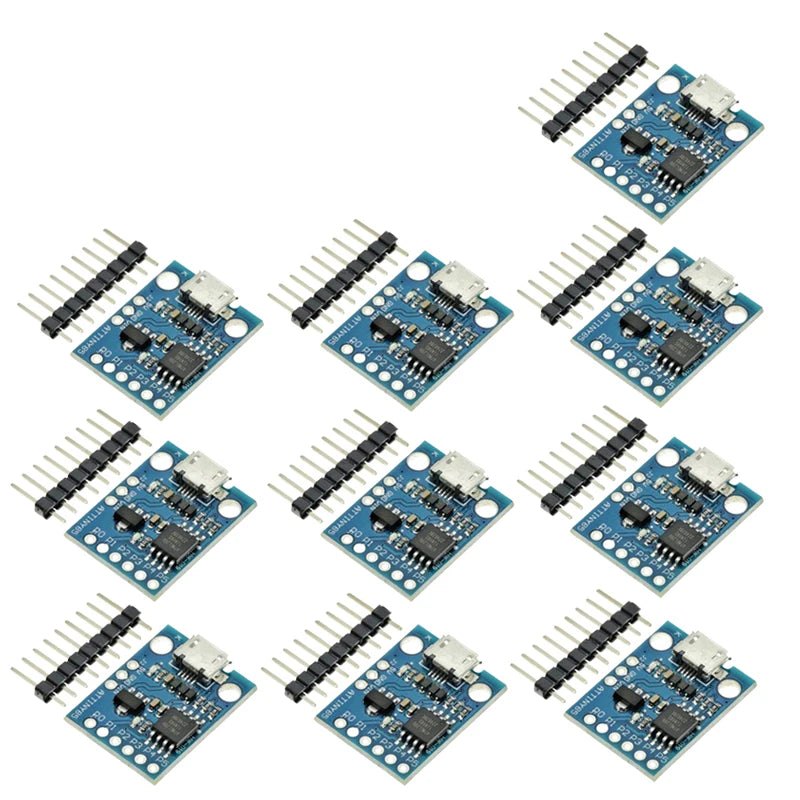 1-10PCS ATtiny ATtiny85 Digispark Kickstarter Micro USB Development Board Module IIC I2C TWI SPI Low Power Microcontroller
