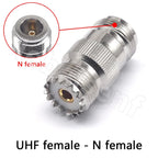 1/2/4/10pcs RF connector UHF-JKW UHF N-S male and female UHF/N-KJ M female elbow 90 degree SL16/SO239 right angle RF adapter L