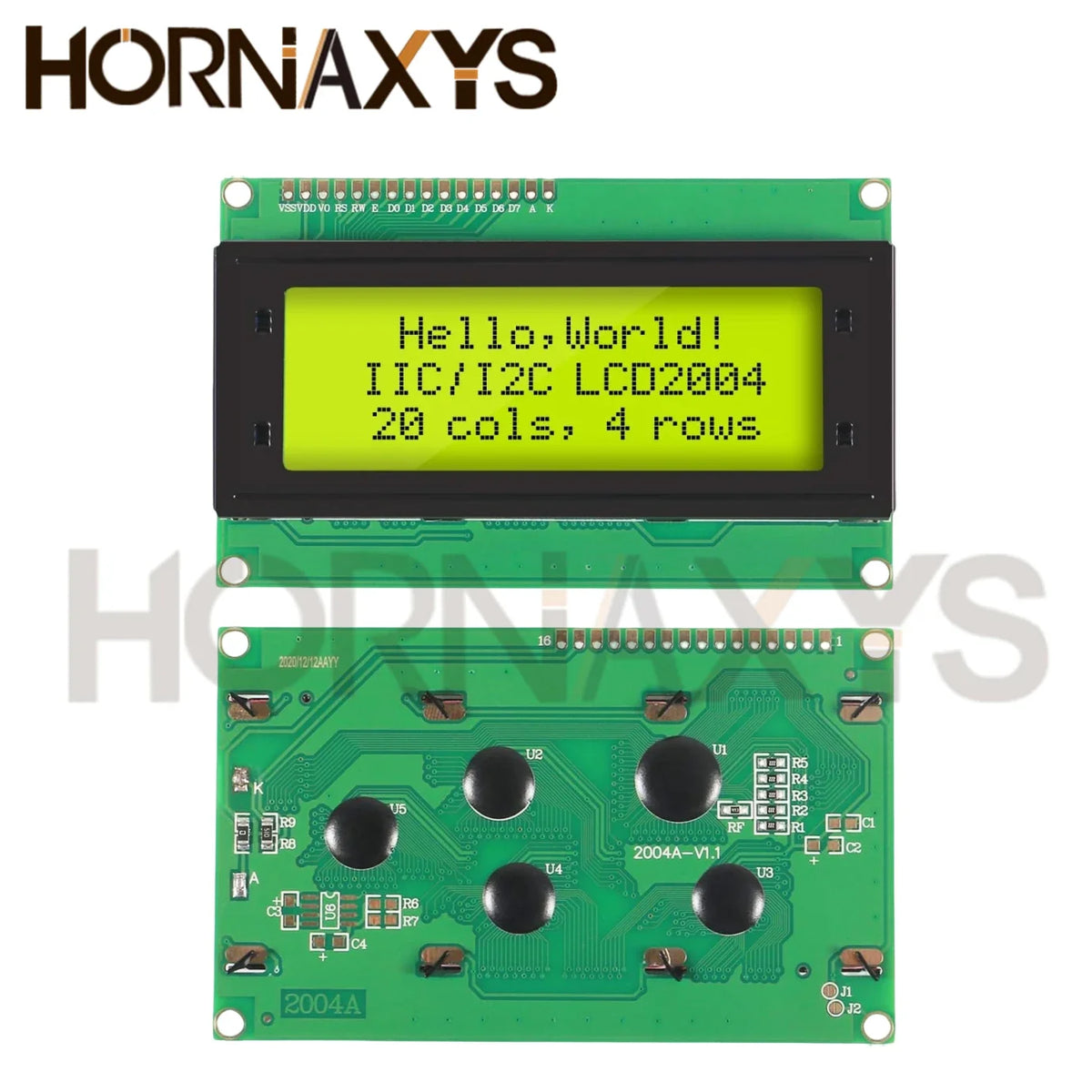 LCD2004 + I2C LCD2004 20x4 2004A Módulo Adaptador De Interfaz Serie LCD IIC De Caracteres De Pantalla Azul Verde Para Arduino
