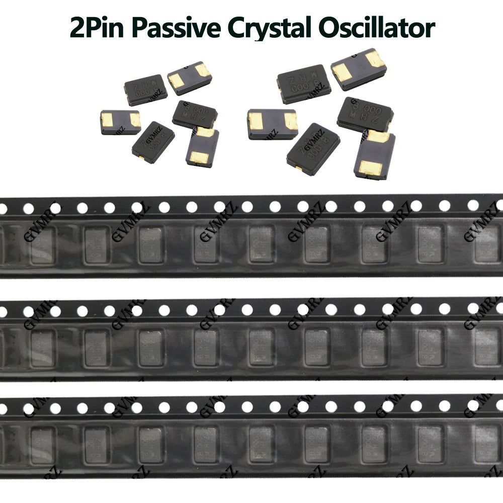 10PCS 12MHz 24MHz 5032 SMD 2Pin Passive Crystal Oscillator - High Precision Quartz Resonator 2P 11.0592MHz 16MHz