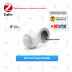 Zigbee 24G MmWave Radar Human Presence Sensor, PIR Motion Detector, Brightness Temperature Humidity Meter, For Tuya Smart Life Z