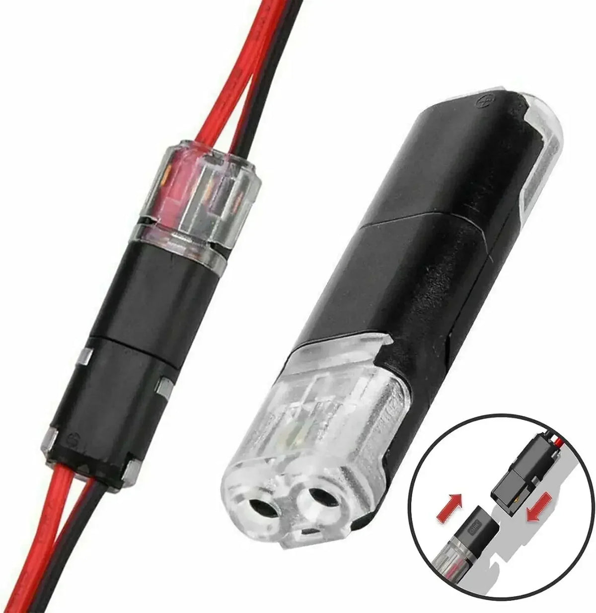 Waterproof  Plug Wire Connector 2 Pin Way Cable Plug Car Electric Wire Snap Connectors Strip Terminal Connection Wholesale