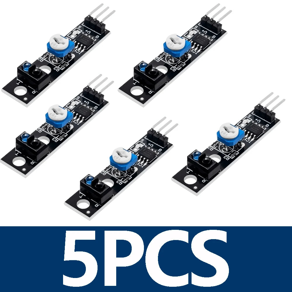 1~10PCS  1 Channel TCRT5000 IR Photoelectric Switch Barrier Line Track Module Infrared Obstacle Avoidance Sensor For Arduino DIY