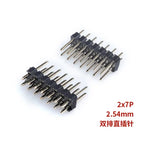 10/20pcs Pcs 2.54mm Double Row Male 2*40P PCB Board Pin Header Connector Strip Pinheader 2/3/4/5/6/8/10/12/20/40Pin For Arduino