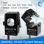 Hall Current Sensor QNHCK2-16 10A 20A 50A 100A 2.5±2V 2.5V 0.625V DC Split Current Transformer Clamp CT Current Transducer