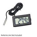 Mini LCD Car Digital Thermometer Hygrometer Temperature Indoor Outdoor Temperature Sensor Humidity Meter Gauge Instruments