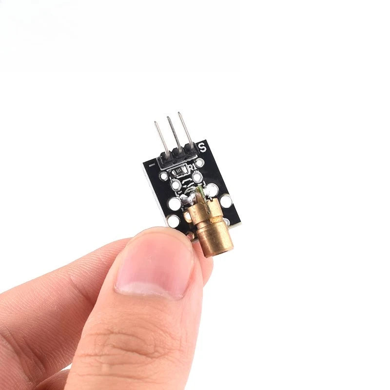 6mm Laser Head Sensor Module KY 008 with 5V Power Supply Dot Laser for DIY Projects motion sensor