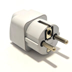 Universal EU Plug Adapter International AU UK US To Euro Travel Conversion Adapter Electrical Converter Power Socket Grey