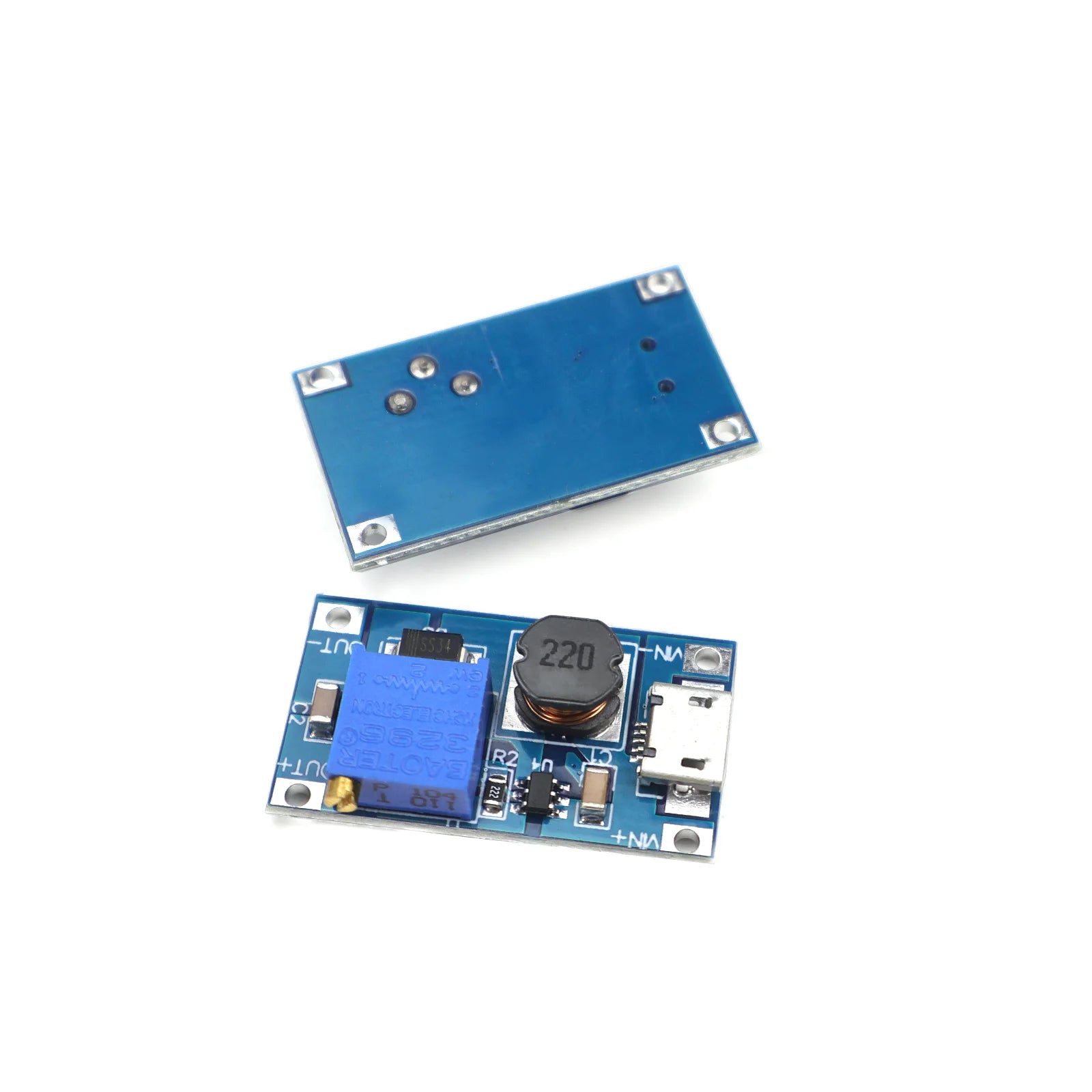 SX1308 MT3608 Boost Converter Step Up Module 2-24V to 2-28V 2A Adjustable High Efficiency for DIY