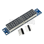 MAX7219 7-segment LED Dot Matrix 8 Digit Digital Tube Display Control Module 3.3V 5V Microcontroller Serial Driver DIYGBA