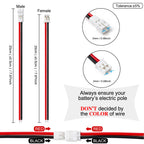 22AWG PH 2mm Connector Cable for JST PH2.0 2.0mm 2 Pin Adapter JST-PH 2Pin Micro Battery Male Female Connect Plug RC Extension