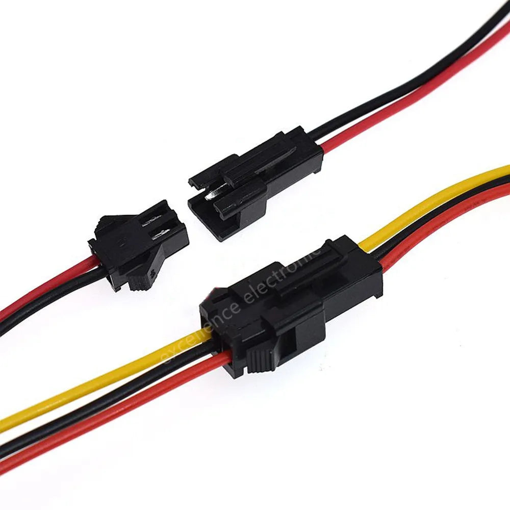 2/5/10Pairs JST 1.25 PH/SM2.5/XH 2.54 Pitch Male Female Wire Connector 2P 3P 4P 5P 6P JST Plug Jack Terminal Cable