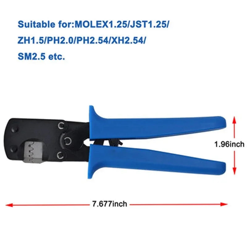 300 Pcs DuPont Terminal SET & Crimping Pliers 0.08-0.5mm 28-20 AWG Crimp Range Crimper XH2.54/PH2.0/ZH1.5/SH1.0/ 2.0/2510 Tools