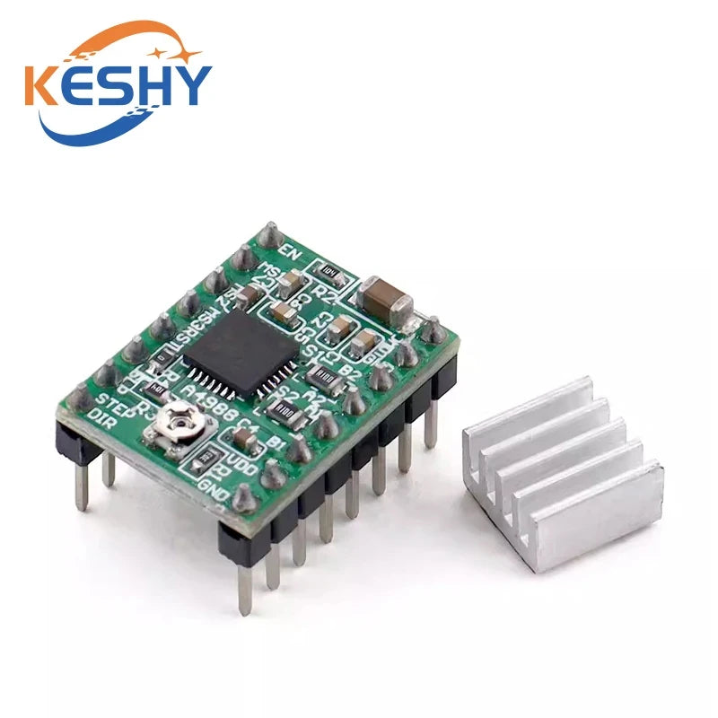 3D Printer Parts A4988 DRV8825 Stepper Motor Driver With Heat sink For SKR V1.3 1.4 GTR V1.0 RAMPS 1.4 1.6 MKS GEN V1.4 board