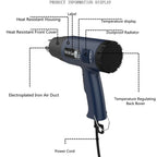 220V Heat Gun 2000W Variable Advanced Electric Hot Air Gun Advanced Hot Air Gun Temperatures Adjustable Electric Heat Gun
