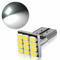 2pcs T10 W5W 1206 9smd 12SMD Turn Signal License Plate Light Car Wedge White 12V Canbus Backup Brake Dome Reading Lamp Led Bulb