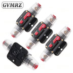 Car Battery Fuse Automatic Reset Audio Stereo Amplifier Fuses Overload Protection Adapter Auto Accessories 15A 20A 30A 40A 50A