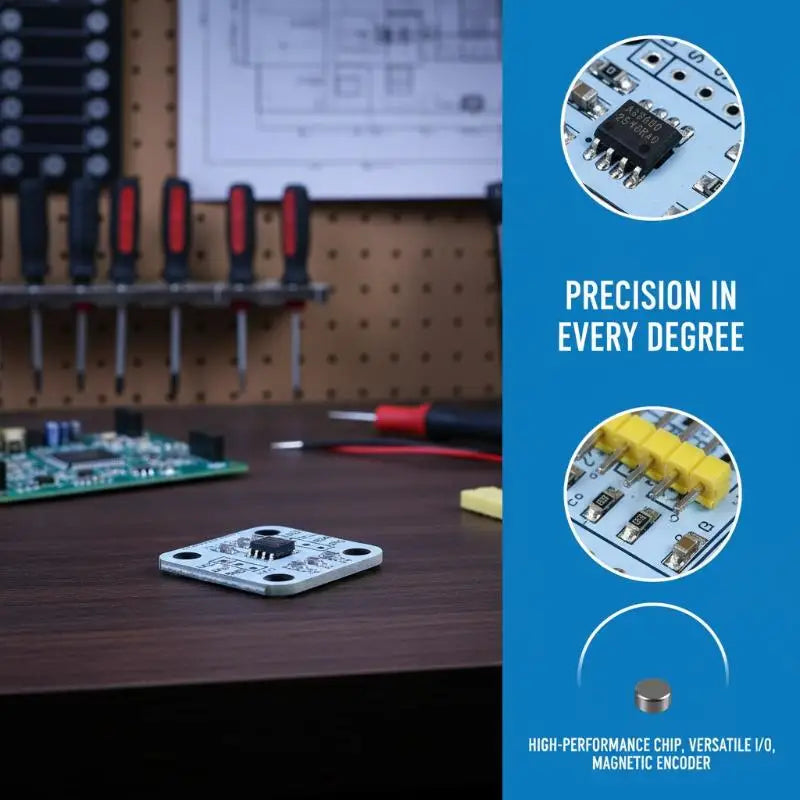 Encoder 12bit High Precision Angle Measurement Sensor Module Magnetic Induction AS5600 Magnetic