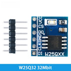 High-Density SPI Flash Storage Module – W25Q32 (4MB), W25Q64 (8MB), W25Q128 (16MB) SPI Memory Board for STM32 & BV/FV Projects