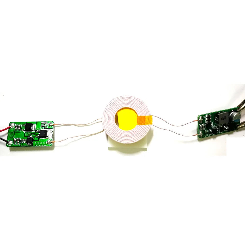 30W 2.5A Wireless Power Supply Module Robot Wireless Charging Dc 12V 24V Coil Charge Transmitter + Receiver