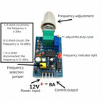 NE555 Inverter Equipped With Mixing Frequency Drive Small Board Flash Frequency Mixing Board Adjustable Frequency Circuit Board