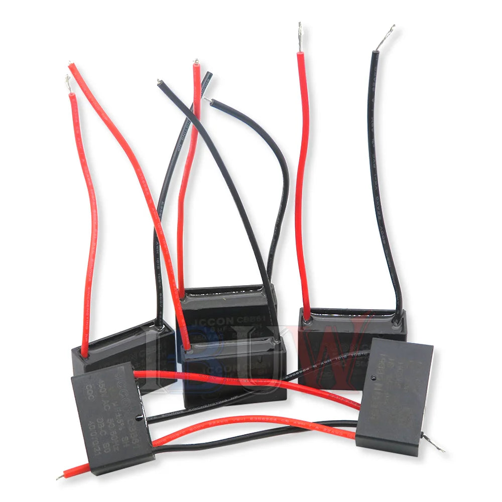 CBB61 450V 0.8uF~12uF Terminal Ceiling Fan Motor Running Rectangle Capacitor 1UF 1.2UF 1.5UF 1.8UF 2UF 2.5UF 3UF 3.5UF 4UF 4.5UF