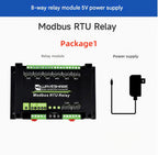 Waveshare Industrial Modbus RTU Relay Module with 8/16/32-channel RS485 interface and isolation