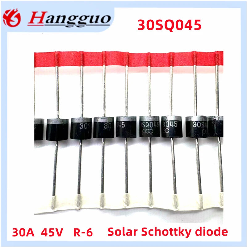100pcs/Lot 30SQ045 R-6 30A 45V Solar Schottky diode Best quality