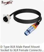 1pc Metal Round/D Type Module RJ45 CAT6&USB 2.0/3.0&Type C&HDMI-Jack Socket Through Network Panel Mounting Electronic Connector