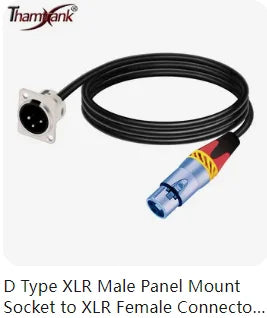 1pc Metal Round/D Type Module RJ45 CAT6&USB 2.0/3.0&Type C&HDMI-Jack Socket Through Network Panel Mounting Electronic Connector
